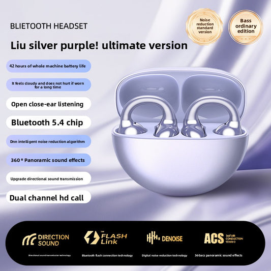 Bluetooth Headset Wireless Ear Clip Air Bone Conduction