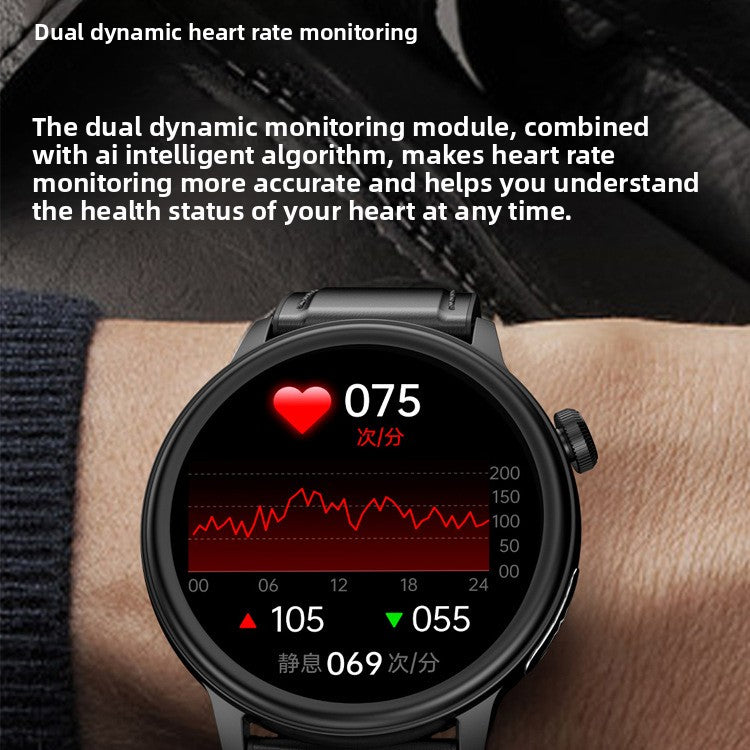 Bluetooth Health Monitoring Smart Watch with ECG