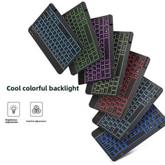 Black 7 colors glow