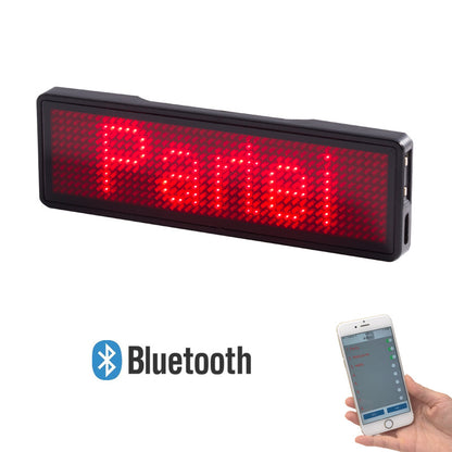 Bluetooth LED Badge Display
