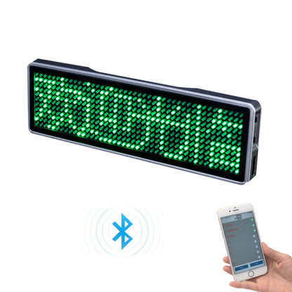 Bluetooth LED Badge Display