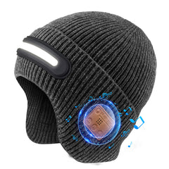 White Light Bluetooth Cap Black