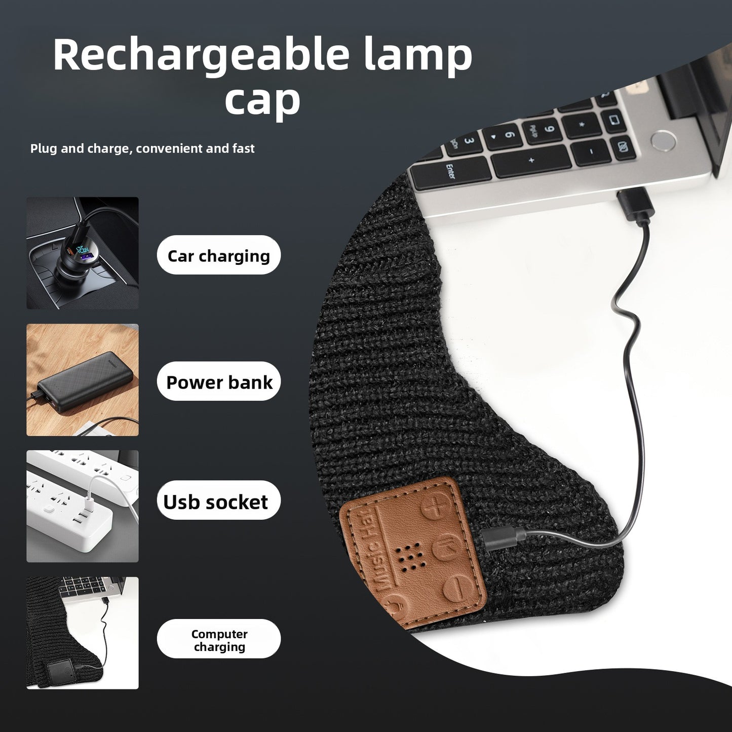 Bluetooth music hat