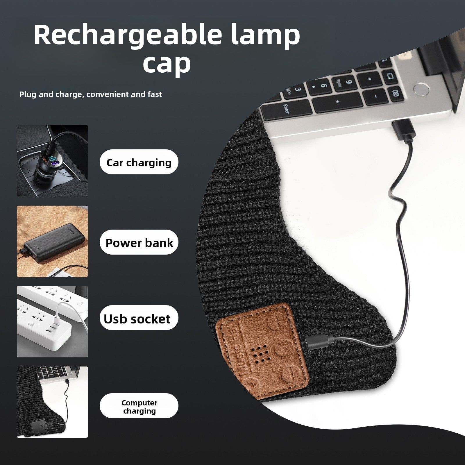 Bluetooth music hat
