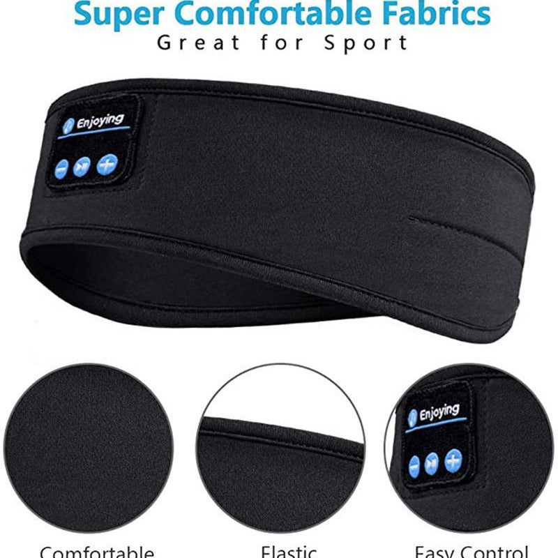Bluetooth Music Sleep Eye Mask Sports Headband