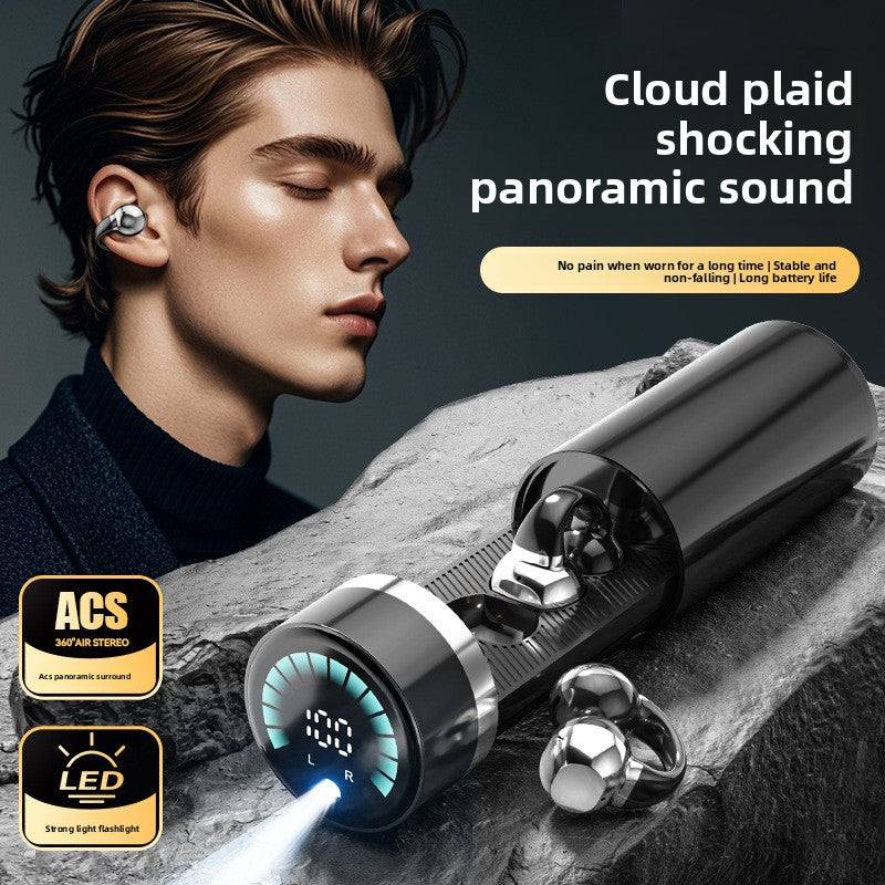 Bluetooth Noise Reduction Flashlight Headset