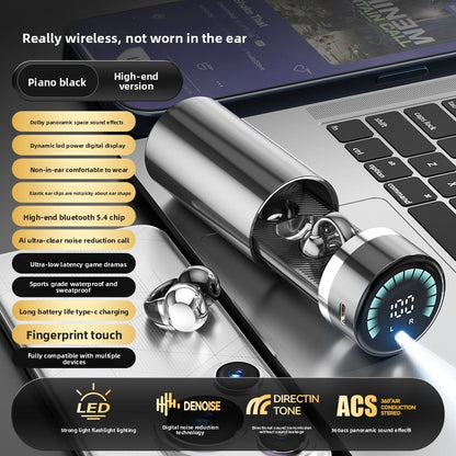 Bluetooth Noise Reduction Flashlight Headset