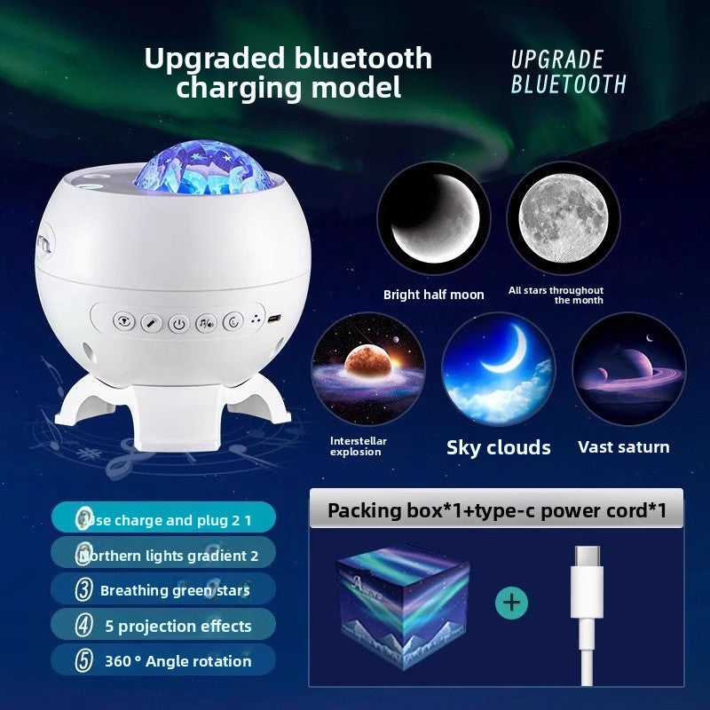 Bluetooth Northern Lights Projector Lamp