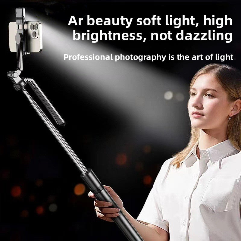 Bluetooth Phone Tripod with Fill Light and Stabilizer