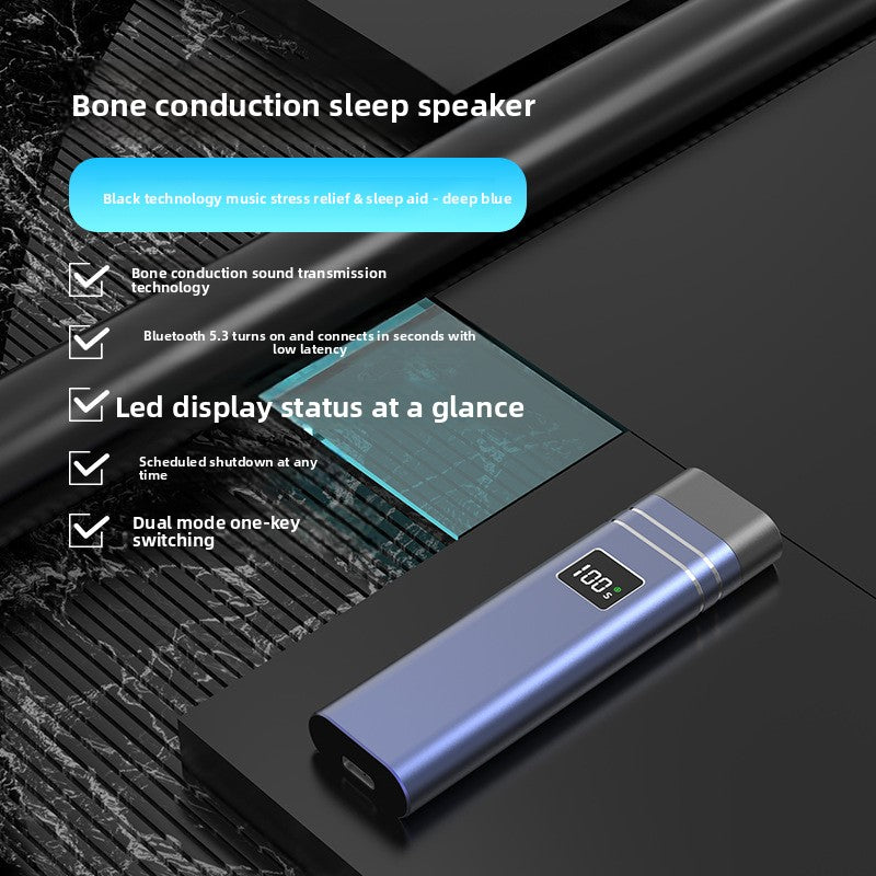 Bluetooth Pillow Sleep Speaker with Bone Conduction