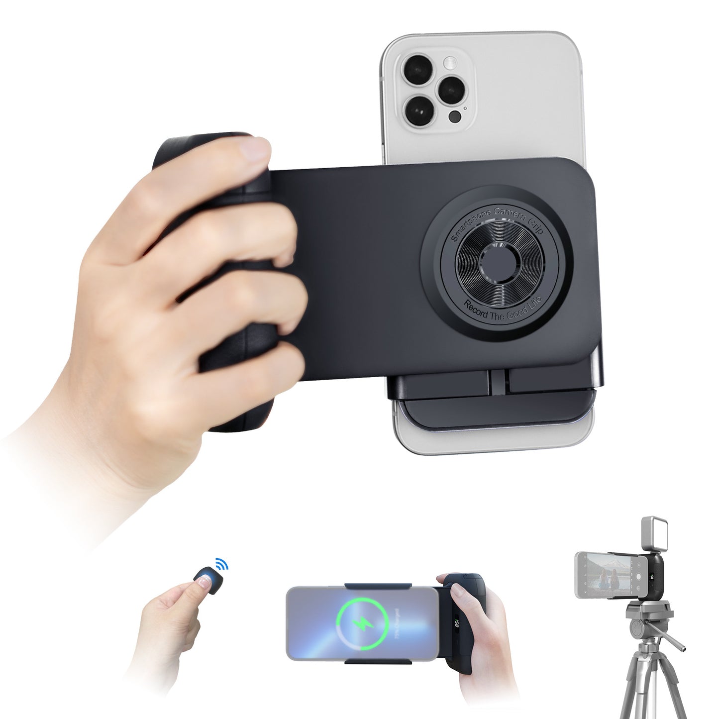 Bluetooth remote control handheld selfie anti-shake rack