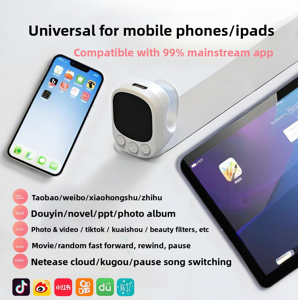 Bluetooth Remote Control Ring for Phone