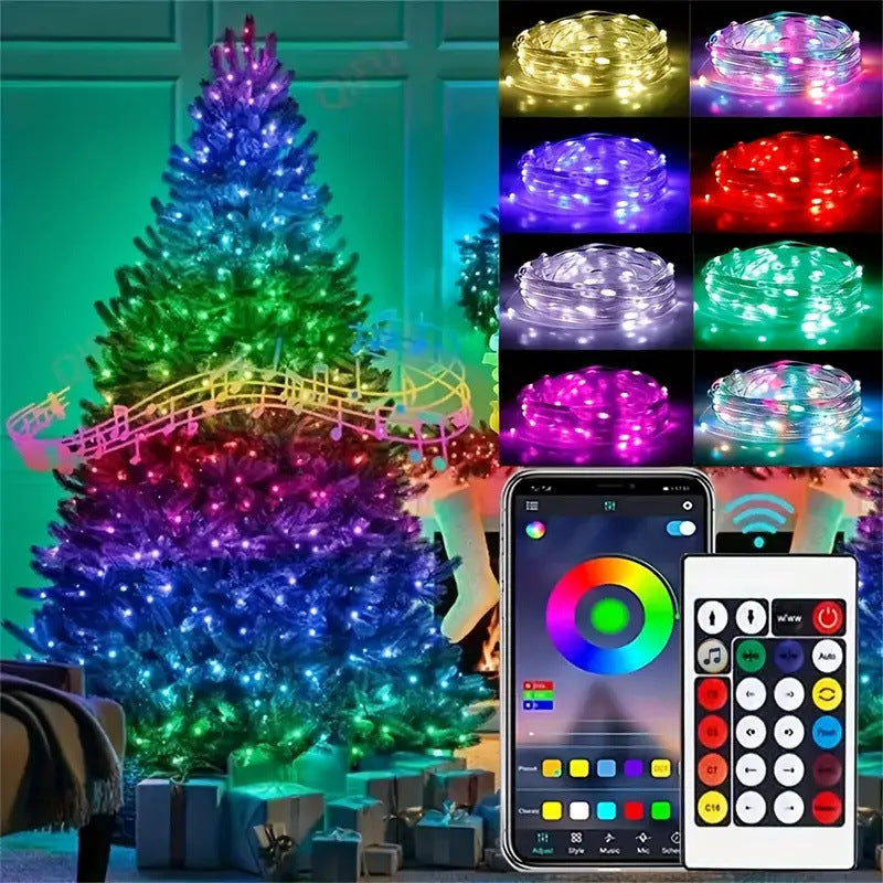 Bluetooth RGB LED String Lights