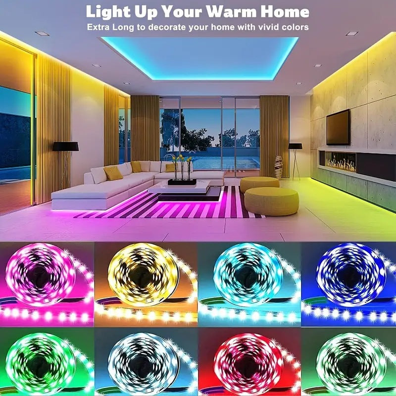Bluetooth RGB LED Strip with Music Sync