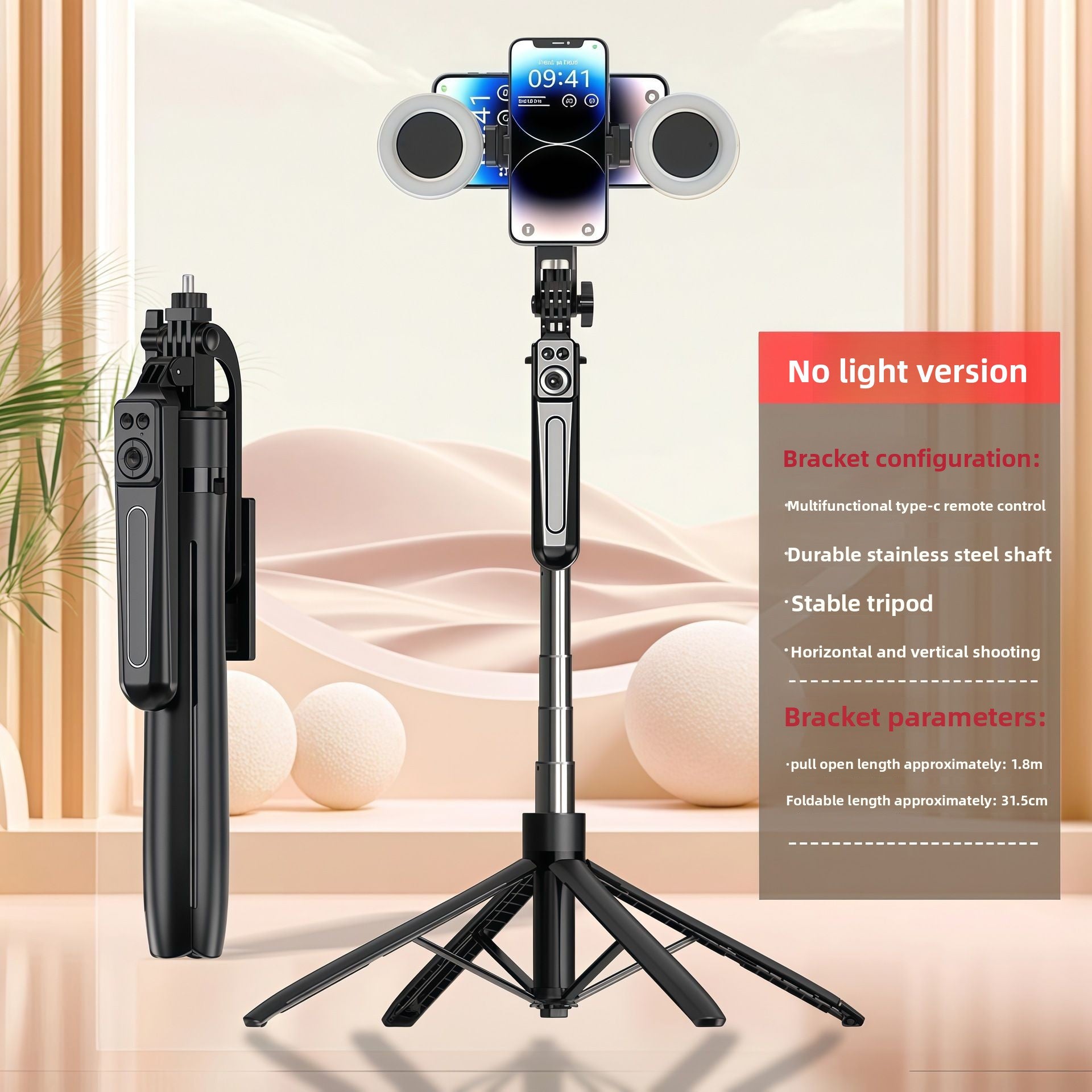 Bluetooth Selfie Stick Tripod
