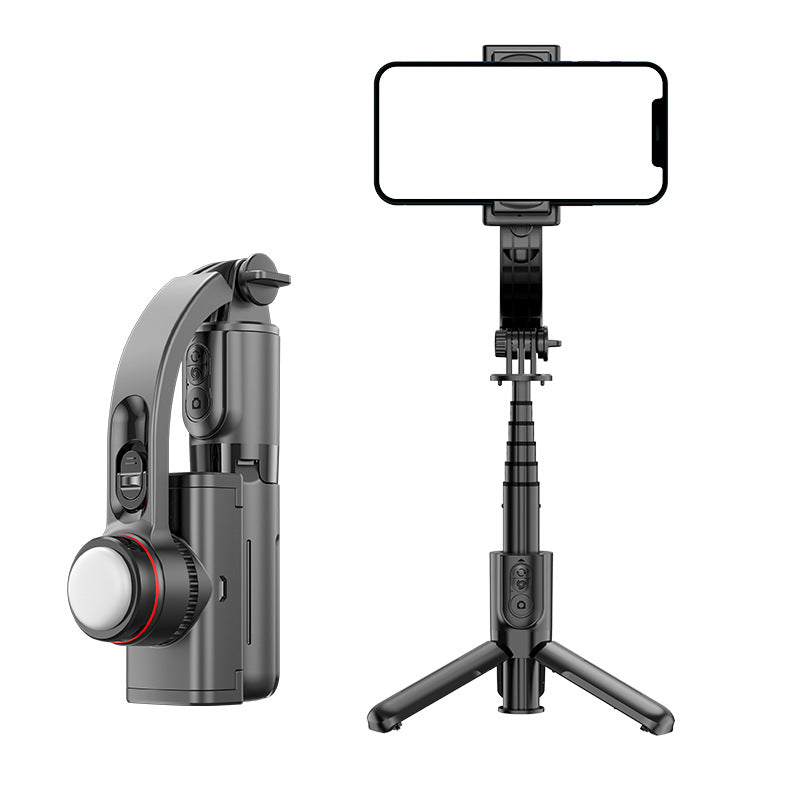 Bluetooth selfie stick with image stabilization