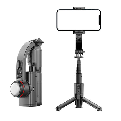 Bluetooth selfie stick with image stabilization