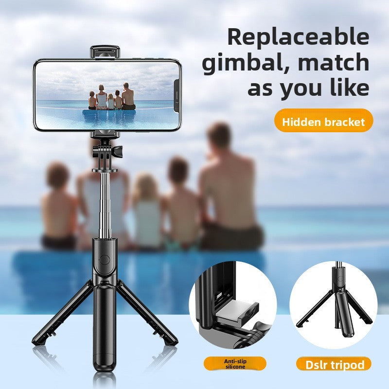 Bluetooth Selfie Stick with Tripod and Fill Light