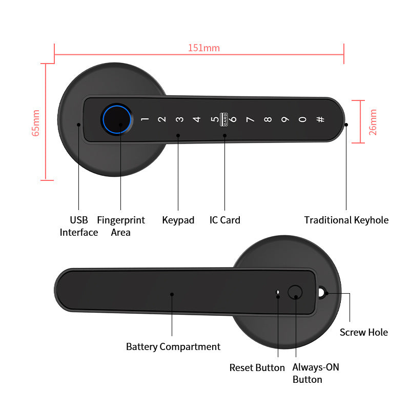 Bluetooth Smart Door Lock