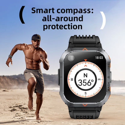 Bluetooth Smart Watch with Health Monitoring and Call Function