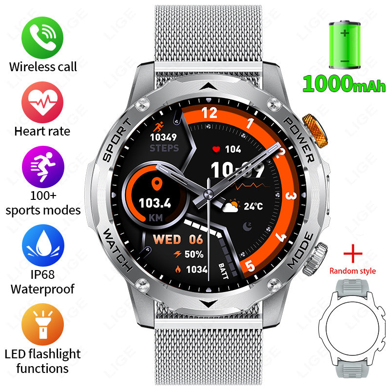 Bluetooth Smart Watch with Health Monitoring