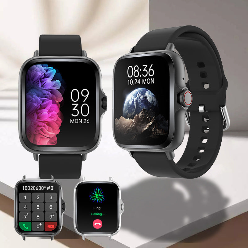 Bluetooth Smart Watch with Heart Rate Blood Oxygen Monitoring