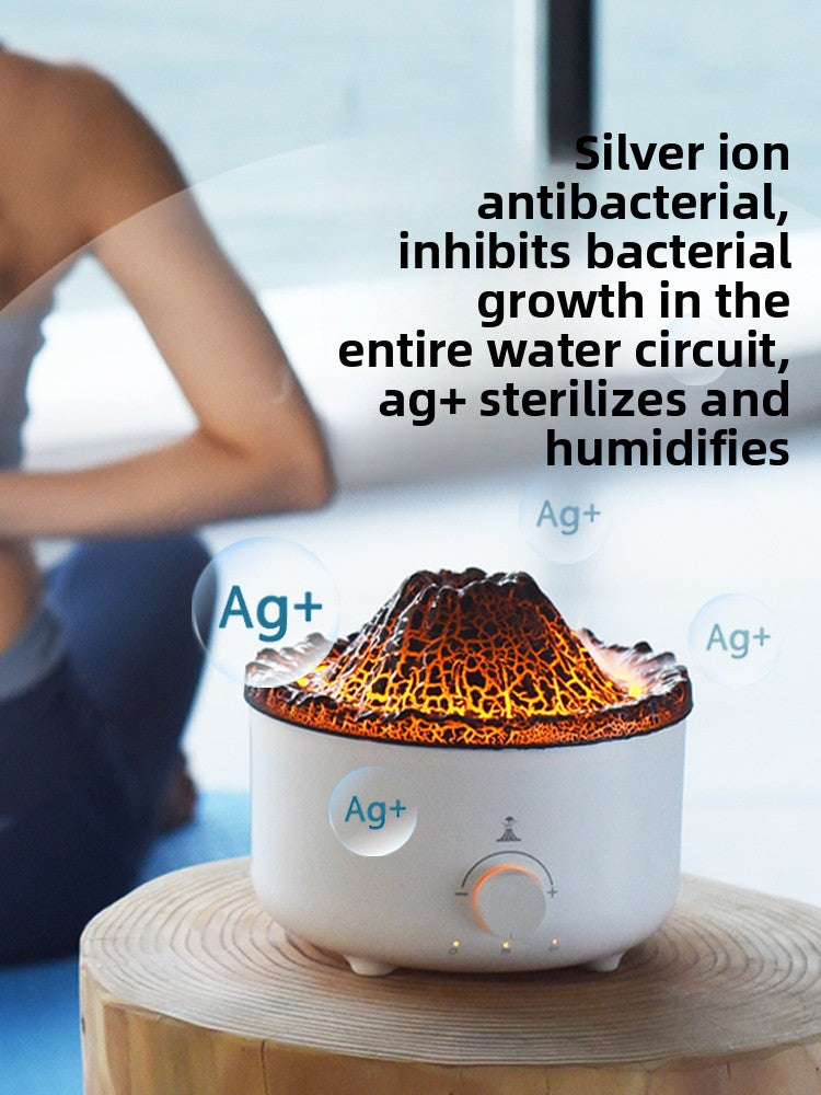 Bluetooth Speaker Humidifier with Flame Effect