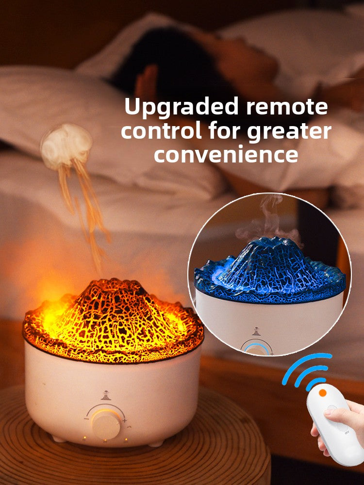 Bluetooth Speaker Humidifier with Flame Effect