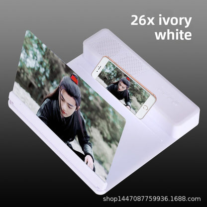 Bluetooth speaker phone screen amplifier