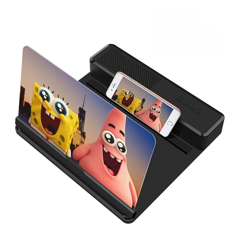 Bluetooth speaker phone screen amplifier