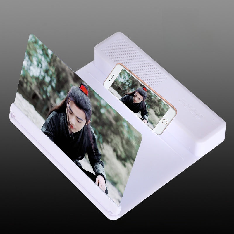 Bluetooth speaker phone screen amplifier
