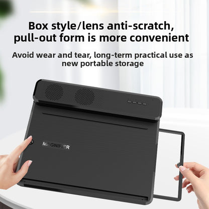 Bluetooth speaker phone screen amplifier