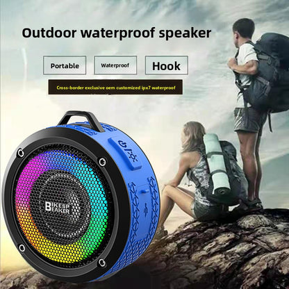 Bluetooth speaker, round and waterproof