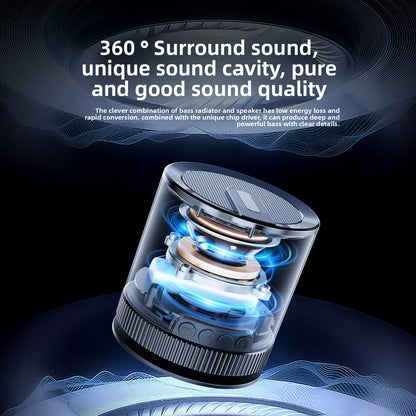 Bluetooth speaker with household suction cup design
