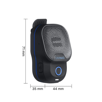 Bluetooth speaker with noise cancellation and wearable design