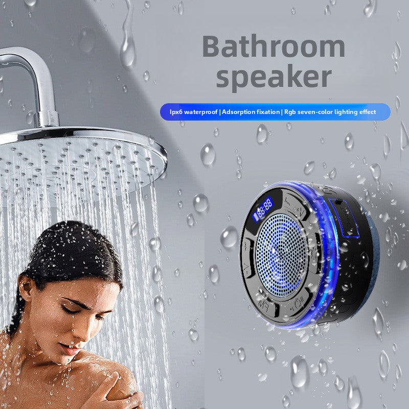 Bluetooth speaker with waterproof feature for bathrooms
