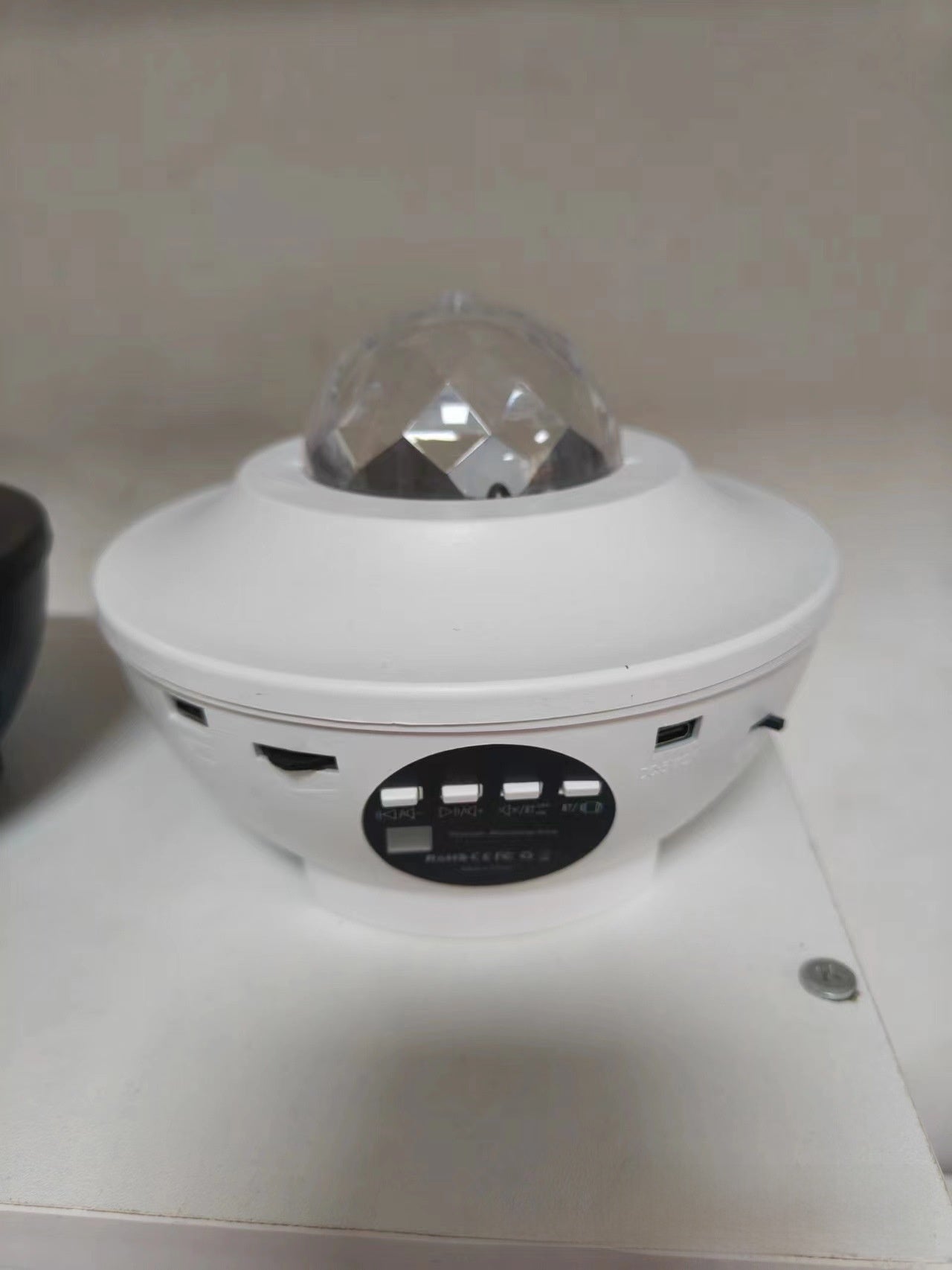 Bluetooth Star Projector Night Light with Speaker