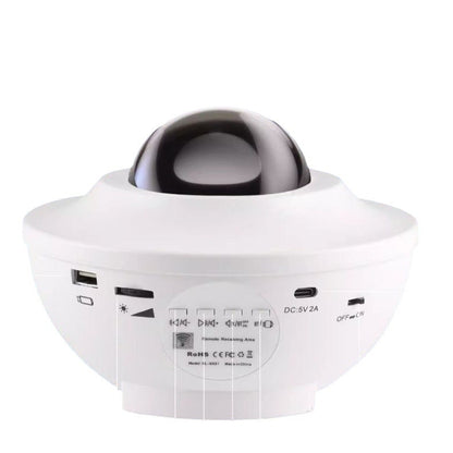 Bluetooth Star Projector Night Light with Speaker