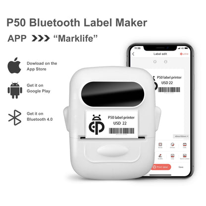 Bluetooth Thermal Label Printer