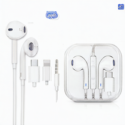 Bluetooth wired earphones with pop-up window