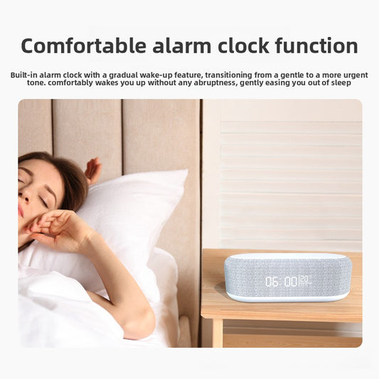 Bluetooth Wireless Charger with Clock and Alarm