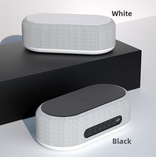 Bluetooth Wireless Charger with Clock and Alarm