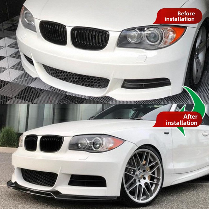 BMW E82 E88 Front Bumper Lip Spoiler Kit