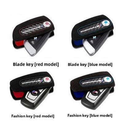 BMW Suede Car Key Protective Cover