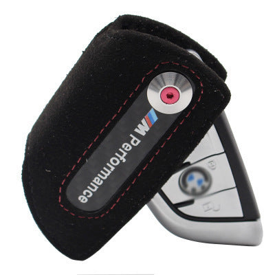 BMW Suede Car Key Protective Cover