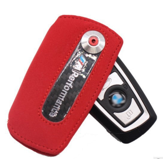 BMW Suede Car Key Protective Cover