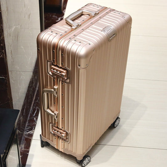 Boarding travel suitcase