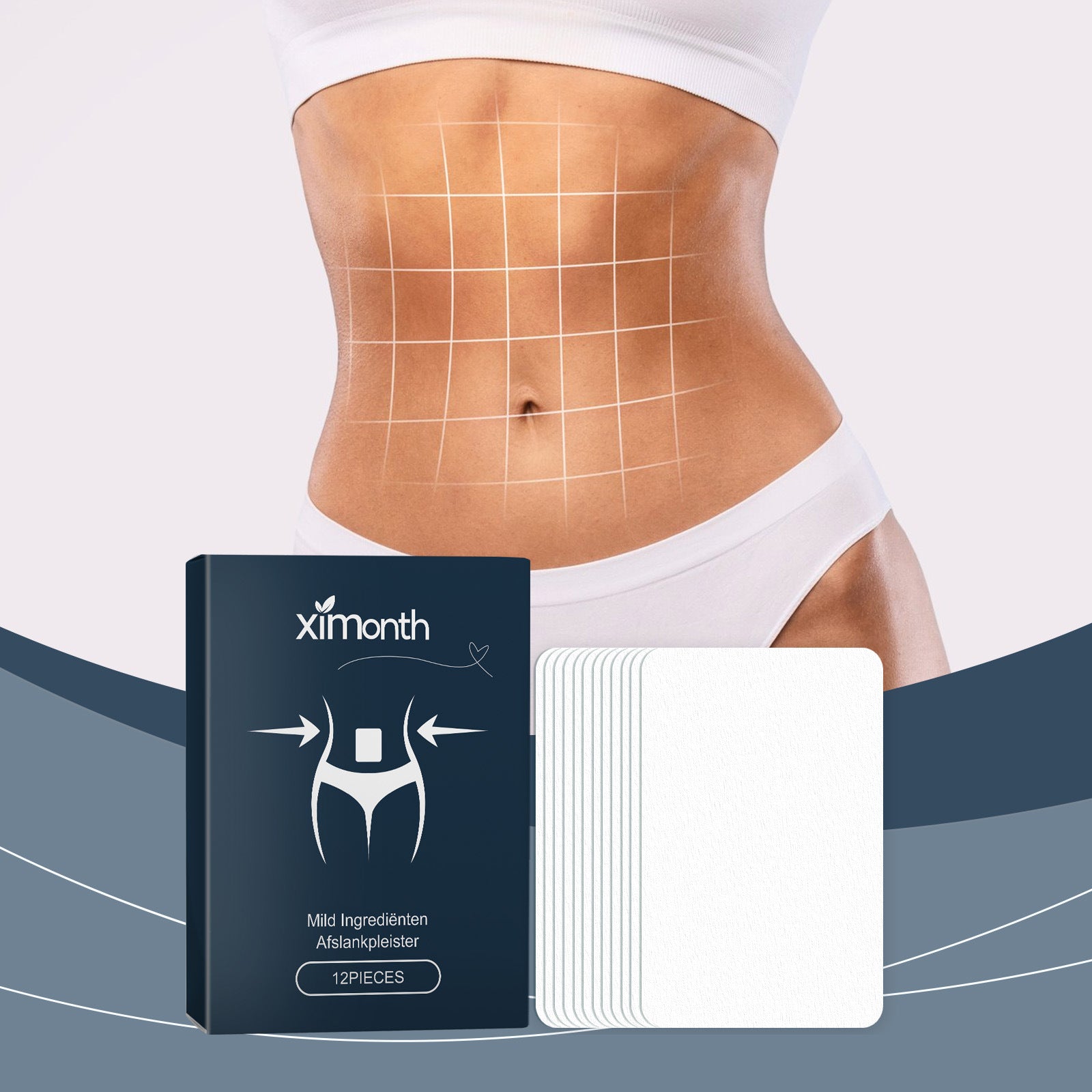 Body care patch abdominal skin navel patch