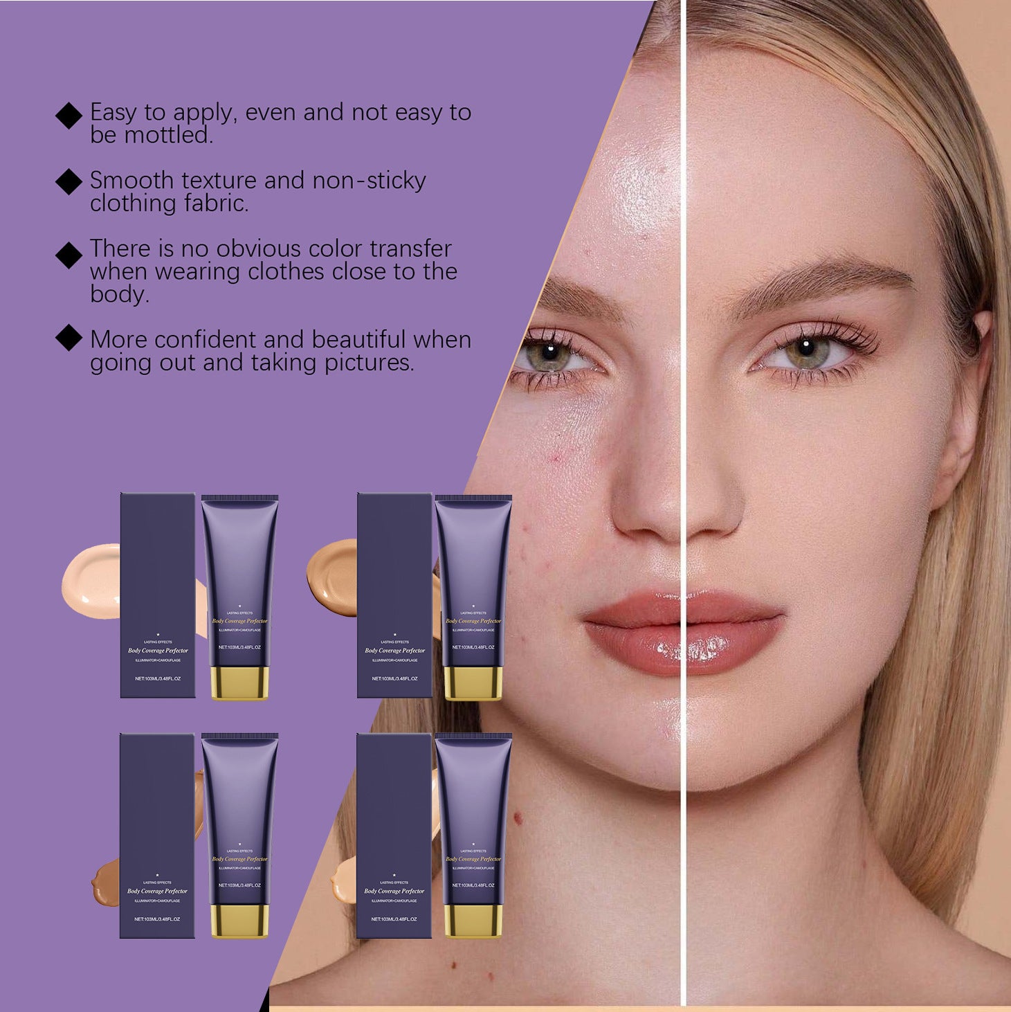 Body Coverage Concealer Cream