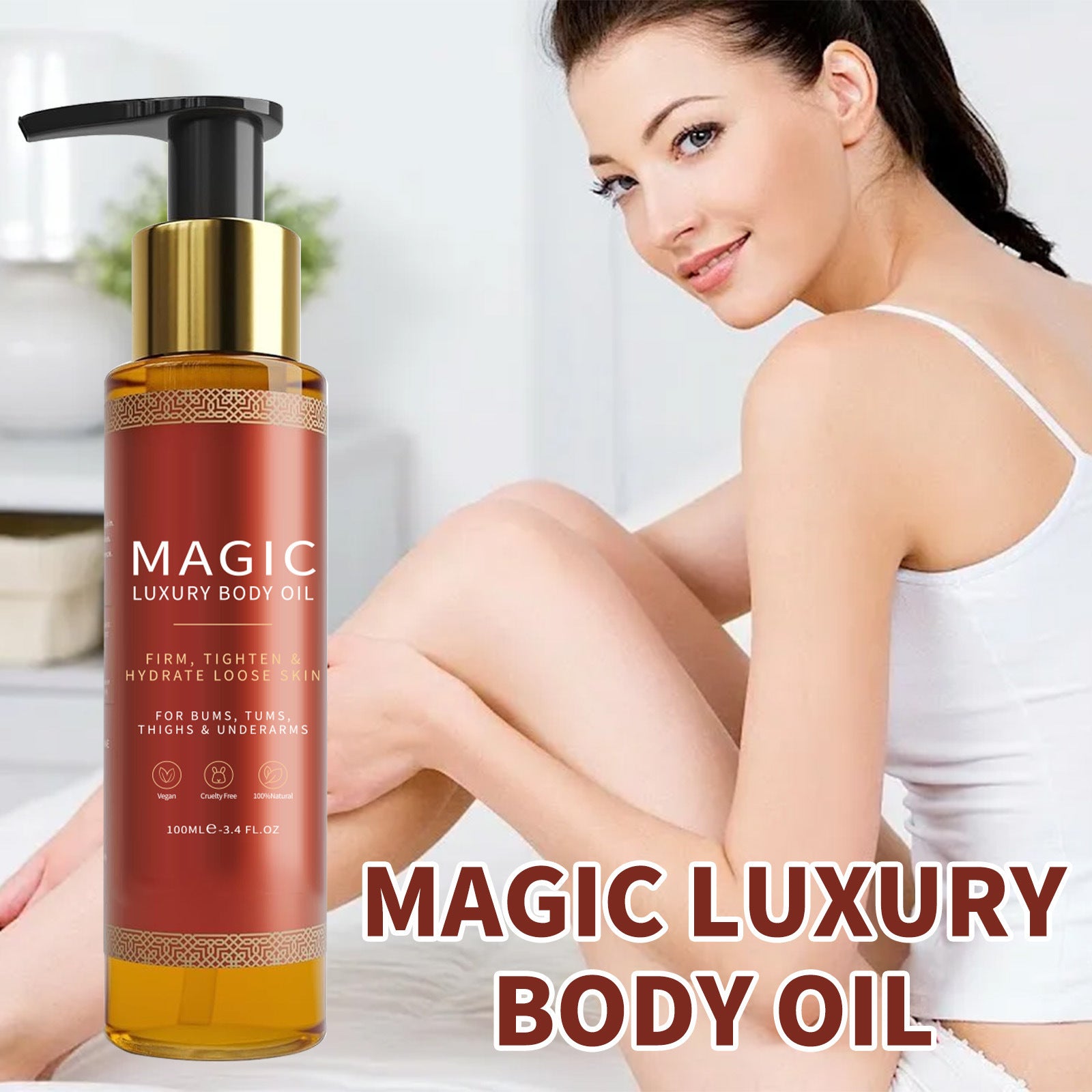 Body firming emollient oil